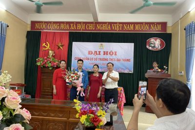 Đại hội công đoàn trường THCS Đại Thắng nhiệm kỳ 2023-2028